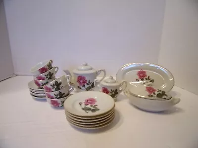 Child's Set Dishes Moss Rose 19 Pieces • $24