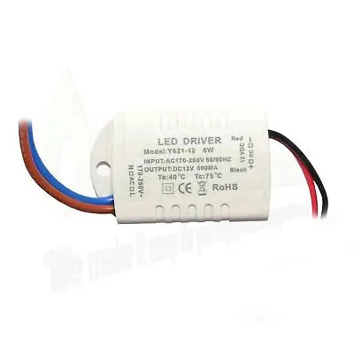 LED Driver Power Supply Transformer 6 Watt 240V - DC 12V MR16 Lights Or Similar • £3.99