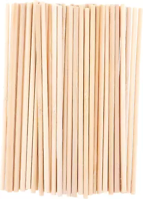 50 PCS Dowel Rods Wood Sticks Wooden Dowel Rods - 1/4 X 12 Inch Unfinished  • $12.98