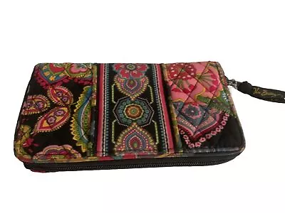 Vera Bradley Zip Quilted Wallet Symphony In Hue • $19.97