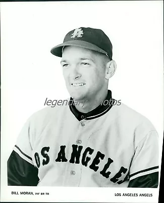 1960s Bill Moran LA Angles 2nd Baseman Original News Service Photo • $14.99