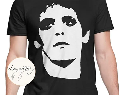 Vintage Lou Reed Short Sleeve Black T-shirt H58733 • $18.99