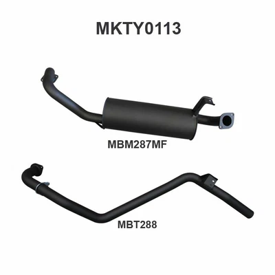 $604.95 • Buy Manta 2.5  Exhaust Off Engine Pipe Fits FZJ80 Landcruiser