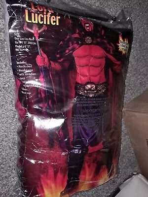 * Lord Lucifer Adult Costume Muscle Chest Halloween Devil Cosplay NEW One Size • $70