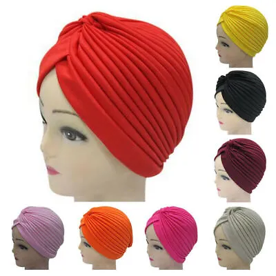 £1.99 • Buy New TURBAN Style Head Wrap Head Cover Hat Bandana Scarf Hair Loss Cap Chemo