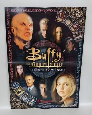 BUFFY THE VAMPIRE SLAYER (2001) Score Card Game Promo Poster 16 X 22  Folded  • $12.99