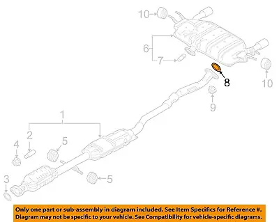 MAZDA OEM 16-18 CX-3 2.0L-L4 Exhaust-Converter & Pipe Gasket P54940305 • $11.73