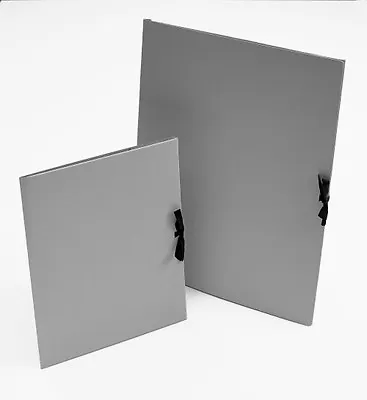 Teloman Grey Card Folio ( Portfolio Folder With Tie Closure ) Choose A2 Or A3 • £27.99