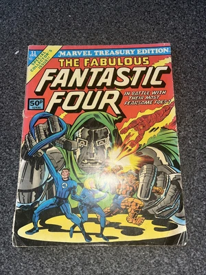 £20 • Buy Marvel Treasury Edition #11 Fantastic Four In Battle (Marvel 1975) RARE