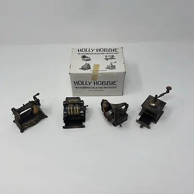 Vintage Lot 4 In Box Durham Industries Die Cast Metal Mini DollHouse Furniture • $19.99