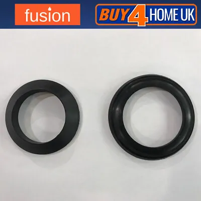 Fusion Basin Pop Up Waste Seals X2 Black Pair - Replacement Washers Click Clack • £2.29
