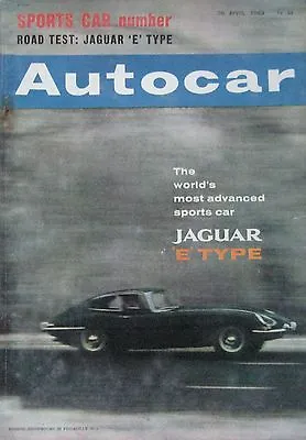 £49.99 • Buy Autocar Magazine 26/4/1963 Featuring Jaguar E-type Fixed Head Coupe Road Test