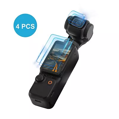 For DJI OSMO POCKET 3 Dual-Screen Protective Tempered Film - 4 PCS Set • $9.99