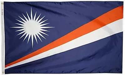 Marshall Islands Flag 4x6 Annin 195522 NYL-GLO High Quality Made   Priority Ship • $44.95