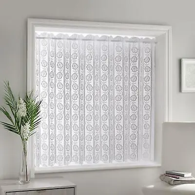 Milan Vertical Pleated Lace Blind • £8.99