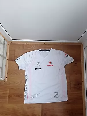 Formula 1 Vodafone Mclaren Mercedes Shirt Jersey Hamilton Era Size M Adult • $34.99