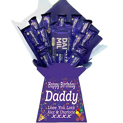 Personalised Chocolate Bouquet - DAIRY MILK LARGE • £29.99