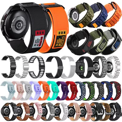 Nylon/Silicone/Leanther/Metal Strap Watch Band For Garmin Forerunner 165/Music • $13.83