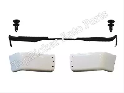 For 2007-2013 SILVERADO DUAL WHEEL REAR BUMPER PAINTED WHITE PAD W/O HOLE 6PCS • $276.80