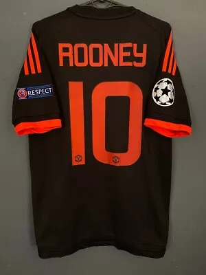 Men's Manchester United 2015/2016 Wayne Rooney #10 Soccer Football Shirt Size M • $113.99