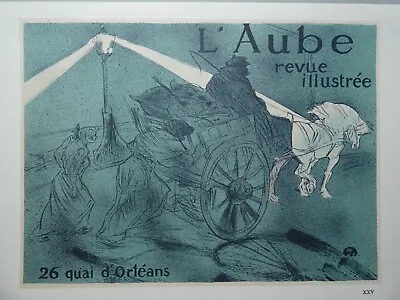 HENRI TOULOUSE-LAUTREC - L'Aube 1967 • $26.64