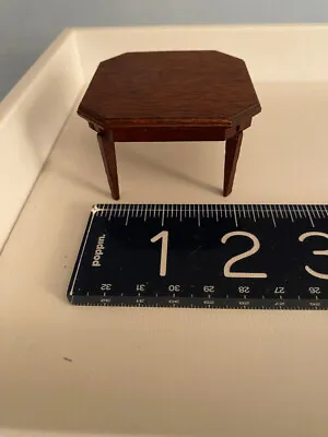 Rare LYNNFIELD Mahogany Doll House Miniature COFFEE TABLE C.1950's • $25