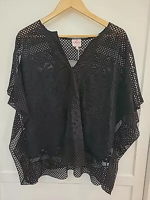 Leona Edmiston Lace Ladies Lace Top Size M (14-16) • $10