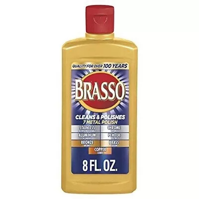 NEW Brasso-2660089334 Multi-Purpose Metal Polish 8 Oz(FAST SHIPPING) • $6.99