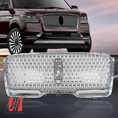 Fits Lincoln Navigator 2018-2021 Front Upper Grille Assembly Chrome Factory • $465.99