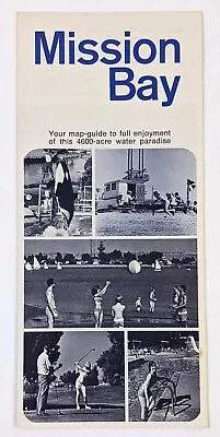 1970s Mission Bay San Diego CA Water Paradise Sky Tower Vintage Travel Brochure • $12.50