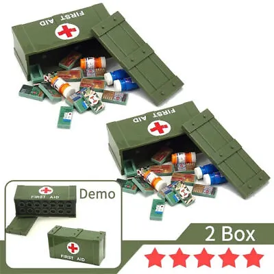 Military Police Figures War Building Block Healing Box Accessories For Lego • $28.78