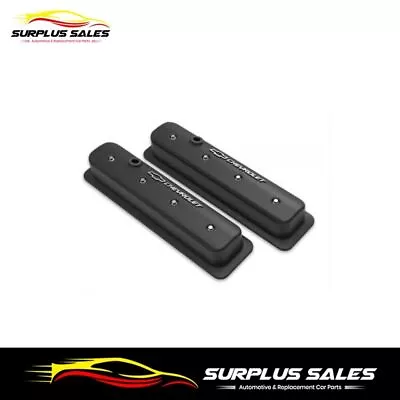 HO241-292 Holley GM Muscle Series Chev Center Bolt Valve Covers Black Finish • $575