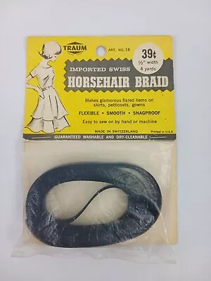 Vintage David Traum Company Horsehair Braid Unopened • $2.99