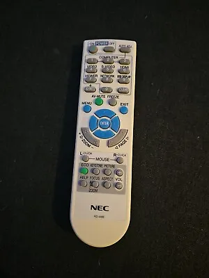 NEC RD-448E Genuine Remote Control | For NEC Projector VT580 NP216 VT58 VT575 • £6