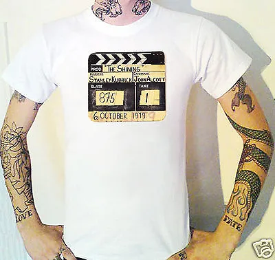 £13.20 • Buy The Shining Clapperboard T-Shirt Jack Nicholson Stephen King Kubrick Duvall