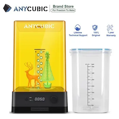 $169 • Buy ANYCUBIC Wash And Cure Machine 2.0 Curing & Washing For LCD 3D Printer Mono X