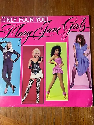 MARY JANE GIRLS - Only Four You - Vinyl LP 1985 Gordy 6092GL Lyrics Rick James • $9.90