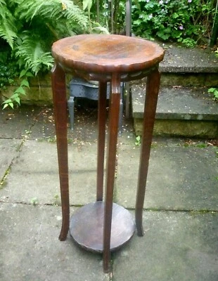 £27.99 • Buy ART DECO ERA MAHOGANY Wooden PLANT STAND