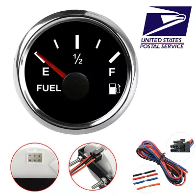 52mm 240-33 Ohms Fuel Level Gauge Meter For 12/24V Car Boat Marine Yacht • $25.41