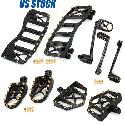 $114.99 • Buy MX Foot Floorboard Brake Arm Shift Peg Pedal For Harley Touring Road Glide Dyna