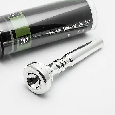 Marcinkiewicz 2/7B Silver Trumpet Mouthpiece No. 27 Throat S Backbore • $97.19