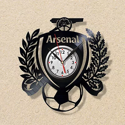 £24.57 • Buy Vinyl Clock Arsenal Clock Football Club Arsenal Logo Club Original Clock Gifts