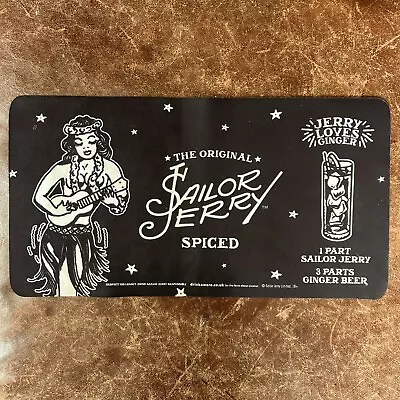 RARE SAILOR JERRY BAR / SPILL MAT - JERRY Loves Ginger • £22.20