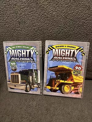 Mighty Machines DVD Lot - Big Wheels Rollin Diggers/Dozers Very Nice • $11.04