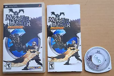 Monster Hunter Freedom Sony Playstation Portable PSP 2006 Complete In Box CIB • $25