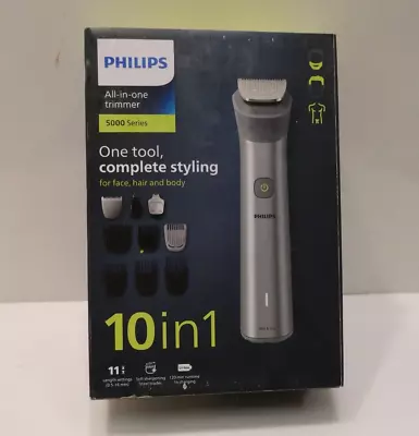 Philips All-in-One Series 5000 10-in-1 Face Hair And Body Trimmer MG5920/15 • $62.99
