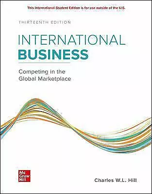 ISE International Business: Competing In The Global Marketplace By Charles Hill • £30