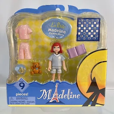 La Petite Madeline Pajama Party Doll 2003 Paris 9 Pieces PJS Teddy Bear Book • $39.99