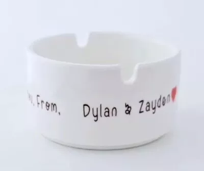 £8 • Buy PERSONALISED ASHTRAY - Ceramic - With Or Without Photos/text