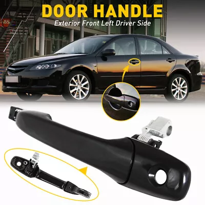 Door Outside Handle GJ6A59410RPZ Driver Front Side For Mazda 3 6 CX-7 CX-9 RX-8 • $13.39